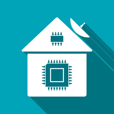 smart house iconのイラスト素材