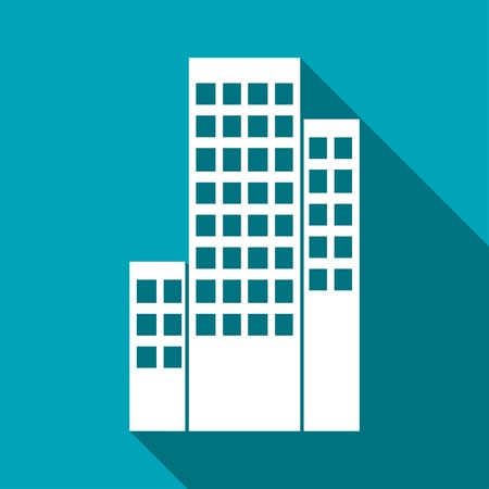 buildings iconのイラスト素材