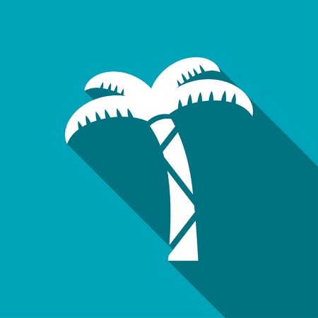 Vector icon of palm treeのイラスト素材