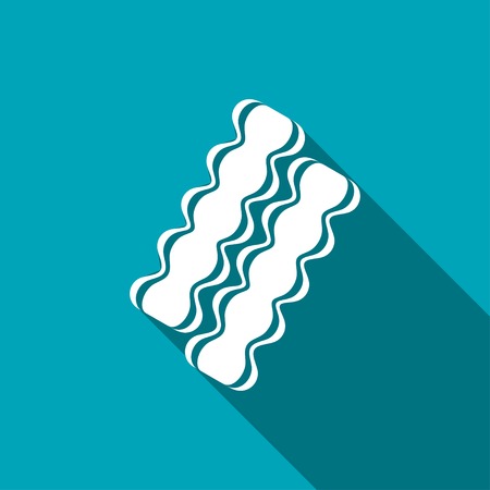 Vector bacon icon. Food iconのイラスト素材