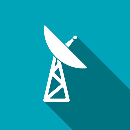 icon of dish antennaのイラスト素材