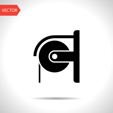 Toilet paper iconのイラスト素材