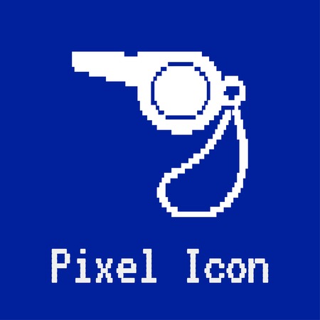 The whistle icon. Referee symbolのイラスト素材
