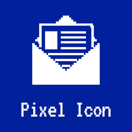 Open mail iconのイラスト素材