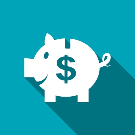 Vector piggy bank iconのイラスト素材