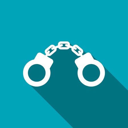 handcuffs iconのイラスト素材