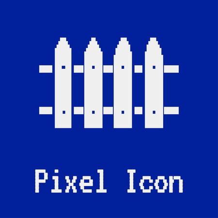 Garden fence iconのイラスト素材