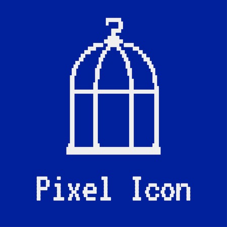 Bird cage iconのイラスト素材