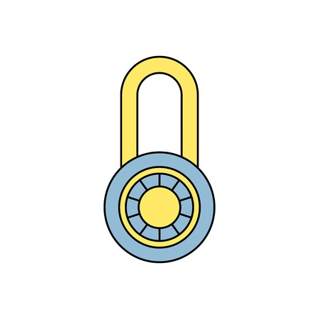 icon of code lockのイラスト素材
