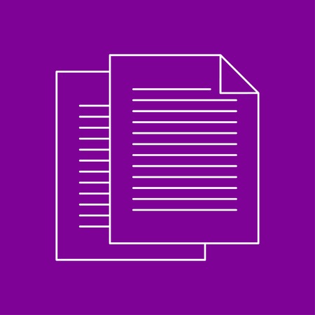 icon of documentsのイラスト素材