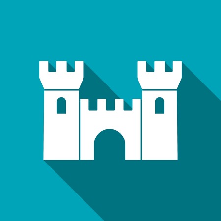 icon of castleのイラスト素材