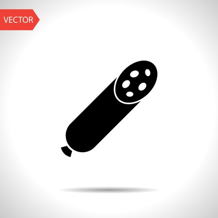 icon of salamiのイラスト素材