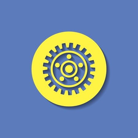icon of gearのイラスト素材