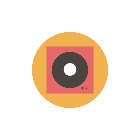 Flat web icon of speakerのイラスト素材