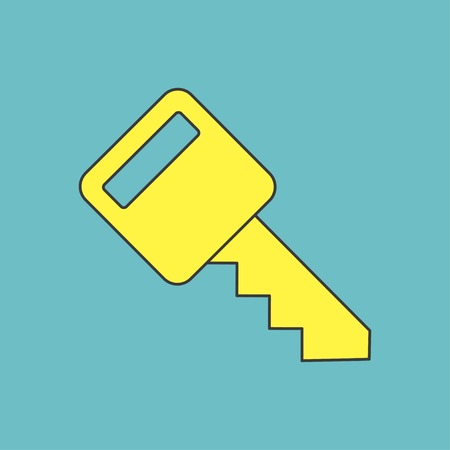 icon of keyのイラスト素材