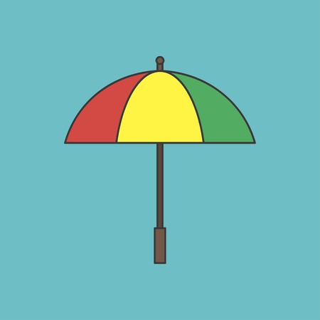 icon of umbrellaのイラスト素材