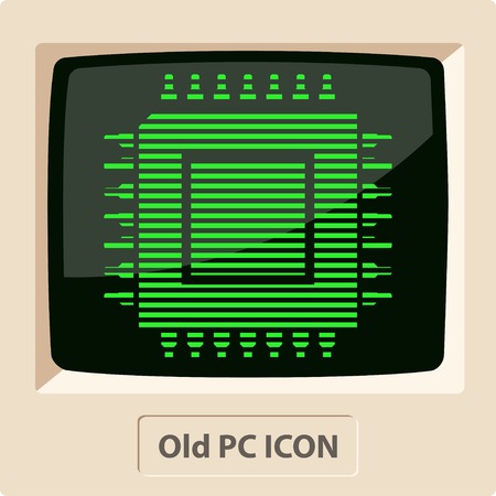 icon of microchipのイラスト素材