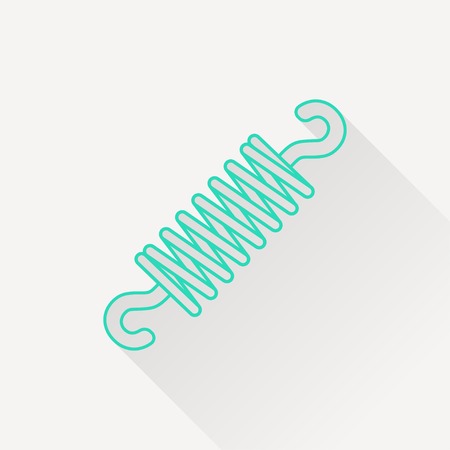 Vector icon of springのイラスト素材