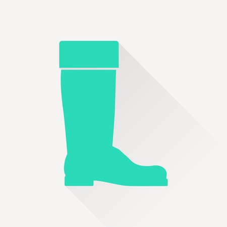 boot vector iconのイラスト素材