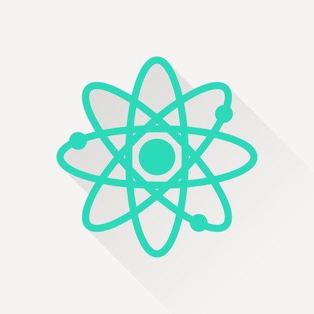 Atom sign iconのイラスト素材