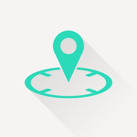 Map pointer iconのイラスト素材