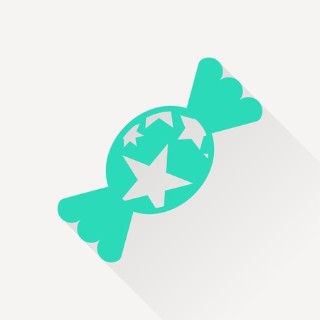 Candy with stars iconのイラスト素材