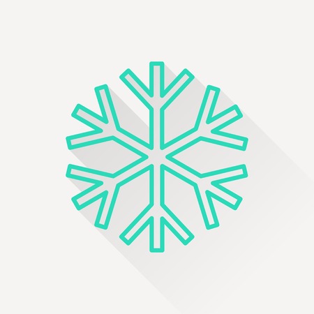 xmas icon of snowのイラスト素材