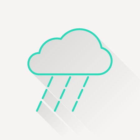 icon of heavy rainのイラスト素材