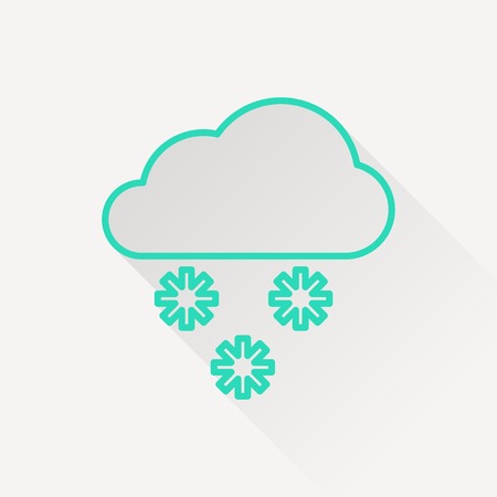 icon of snowのイラスト素材