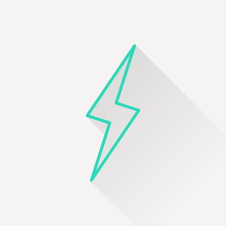 icon of lightningのイラスト素材