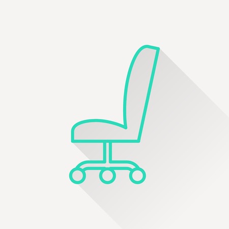 icon of office chairのイラスト素材