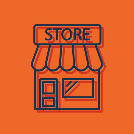Store iconのイラスト素材