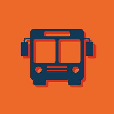 Bus iconのイラスト素材