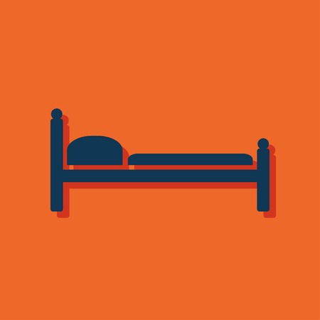 bed vector iconのイラスト素材