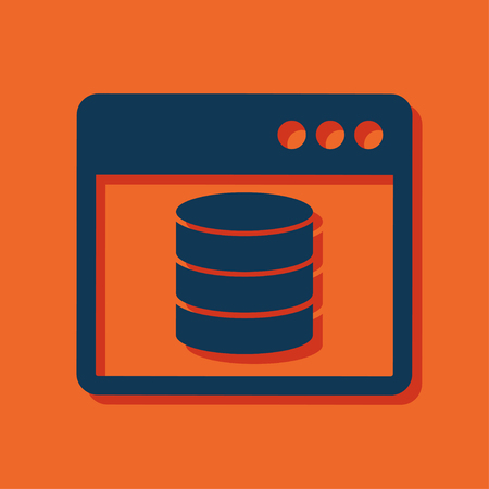 database program windowのイラスト素材