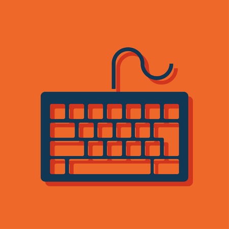 icon of keyboardのイラスト素材