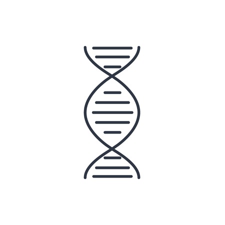vector DNA molecule iconのイラスト素材