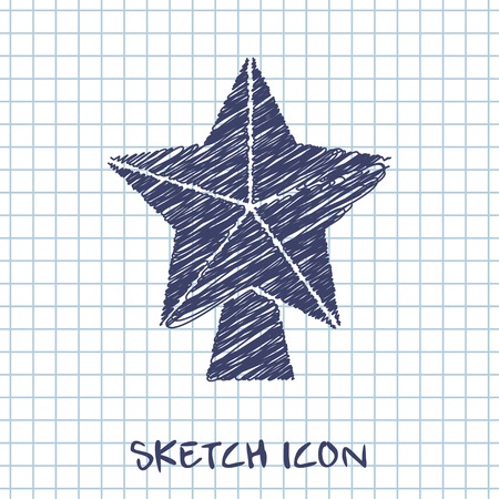 xmas star iconのイラスト素材