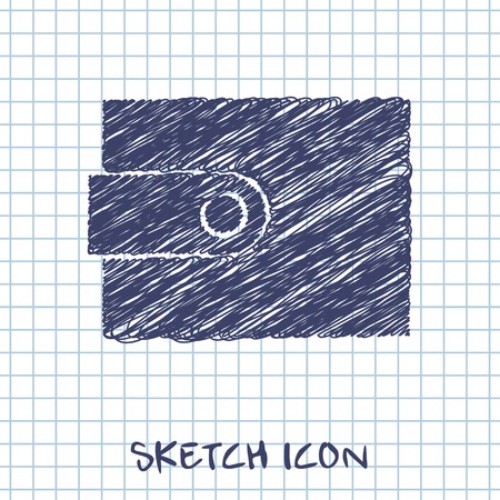 icon of walletのイラスト素材