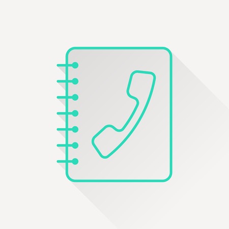 address book iconのイラスト素材
