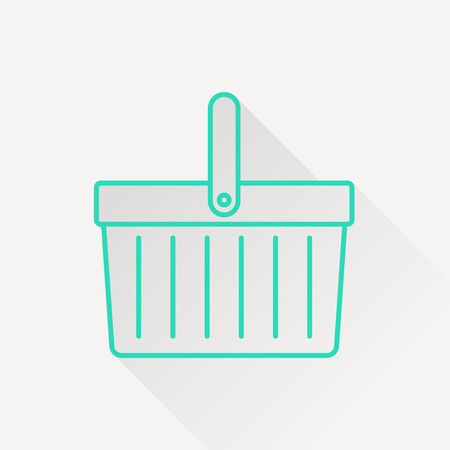 Shopping basket iconのイラスト素材
