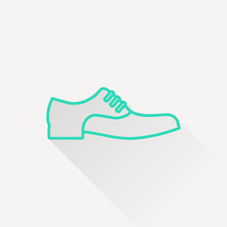 man shoe iconのイラスト素材