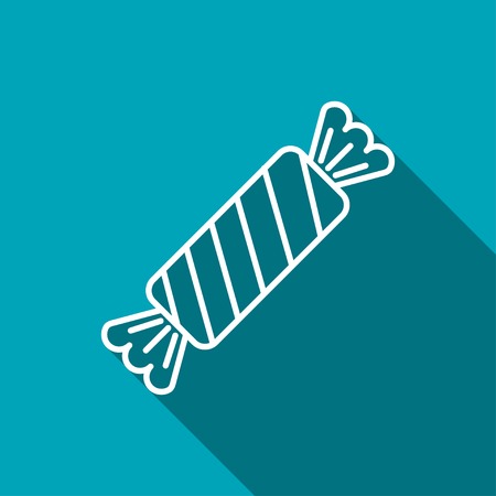 Candy with stripes iconのイラスト素材