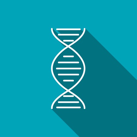 vector DNA molecule iconのイラスト素材