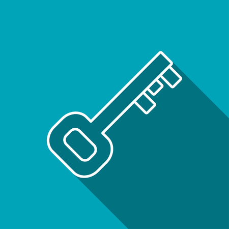 Old key iconのイラスト素材