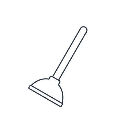 Toilet Plunger Iconのイラスト素材