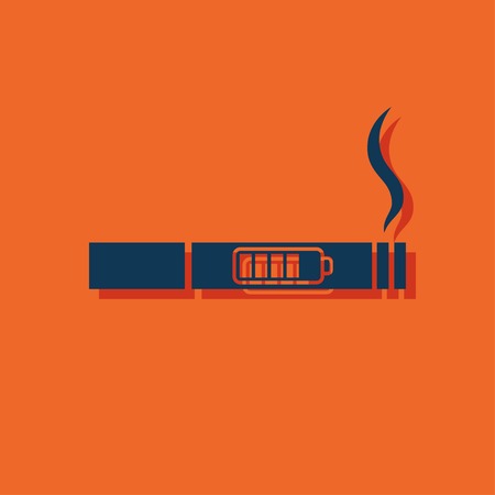 electronic cigarettes vector iconのイラスト素材