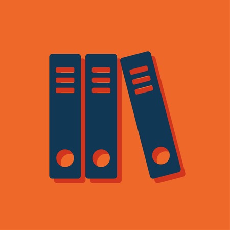 document folders business iconのイラスト素材