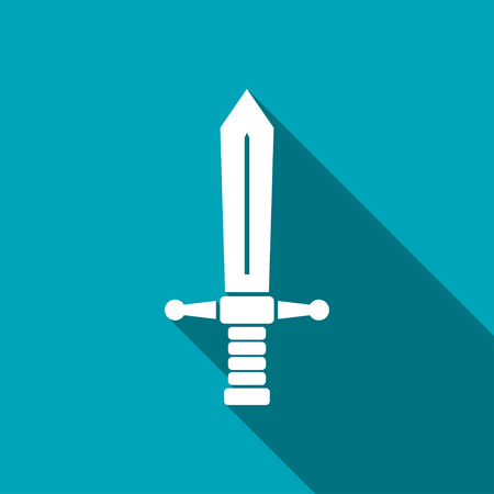 medieval sword vector iconのイラスト素材