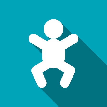 baby symbol, vector iconのイラスト素材